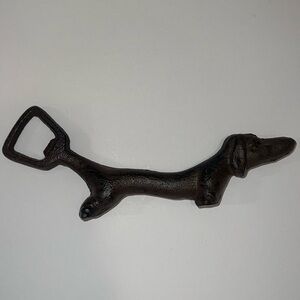 Cast Iron Dachshund Bottle Opener
